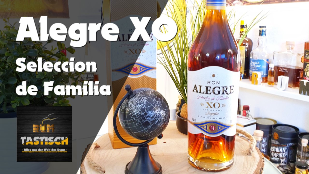 Mehr über den Artikel erfahren Alegre XO Selección de Familia 40% | Rum-Info & Tasting 🥃 10 Jahre im Sherry-Fass