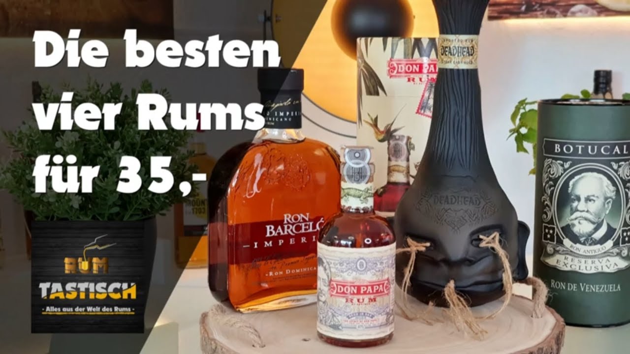 Mehr über den Artikel erfahren Die 4 besten Rums für 35,- Euro | Rum-Tipp 🥃 Die vier besten Rums für jeden Geschmack