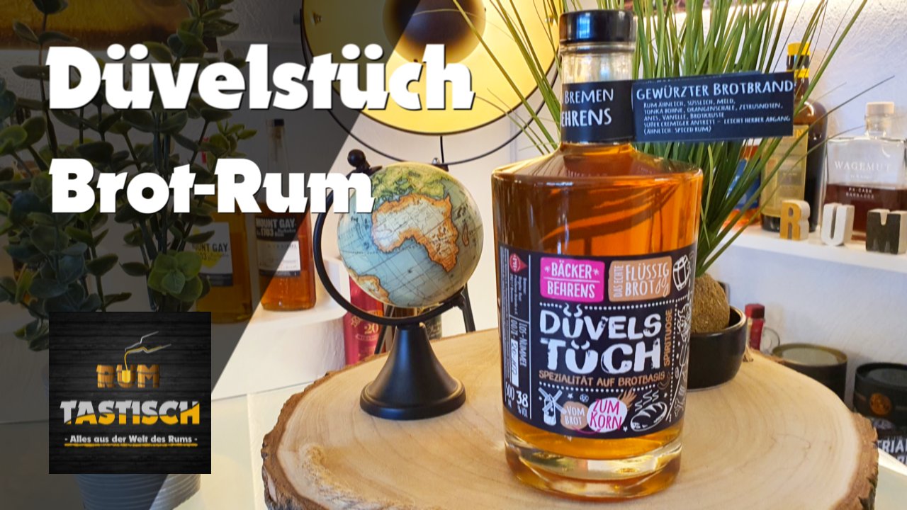 Mehr über den Artikel erfahren Düvelstüch – Gewürzter Brotbrand 40% | Rum-Infos & Tasting 🥃 Rum aus Brot – geht das?