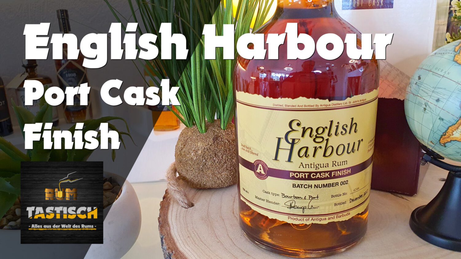 Mehr über den Artikel erfahren English Harbour – Port Cask Finish 46% | Rum-Tasting 🥃 Purer Rum-Genuss mit Portwein Finish