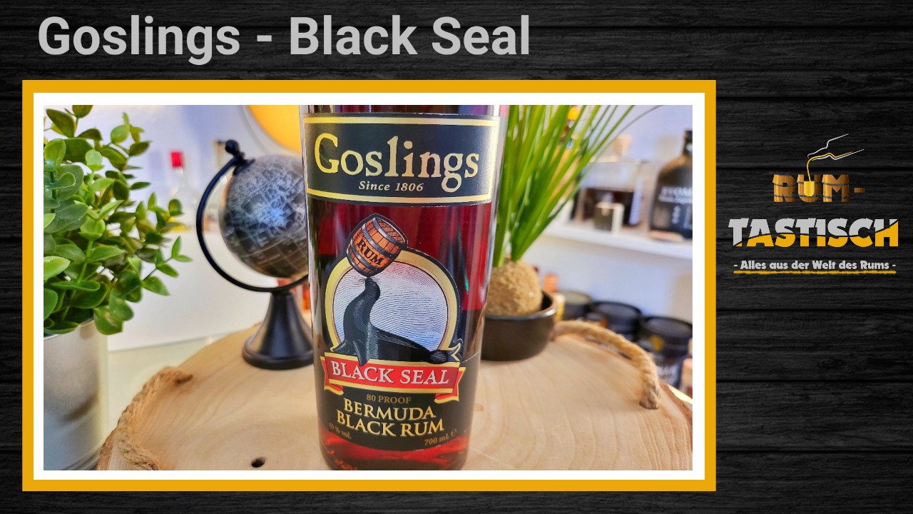 Mehr über den Artikel erfahren Goslings Black Seal 40% | Rum-Info & Tasting 🥃 Seal = „Siegel“ oder „Seehund“?