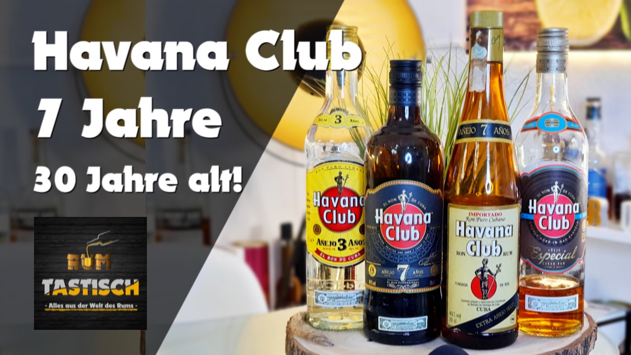 Mehr über den Artikel erfahren Havana Club 7 Jahre (30 Jahre alte Flasche) 40% 🥃 und die größte Havana Club – Sammlung der Welt