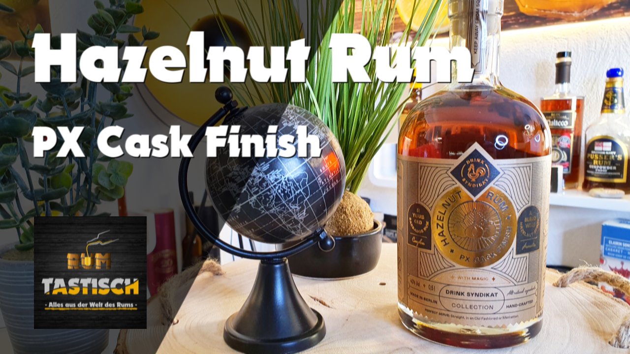 Mehr über den Artikel erfahren Hazelnut Rum PX Cask Finish 40.0% | Rum-Info & Tasting 🥃 Nussnugat-Creme in Flaschen vom Drink Syndikat