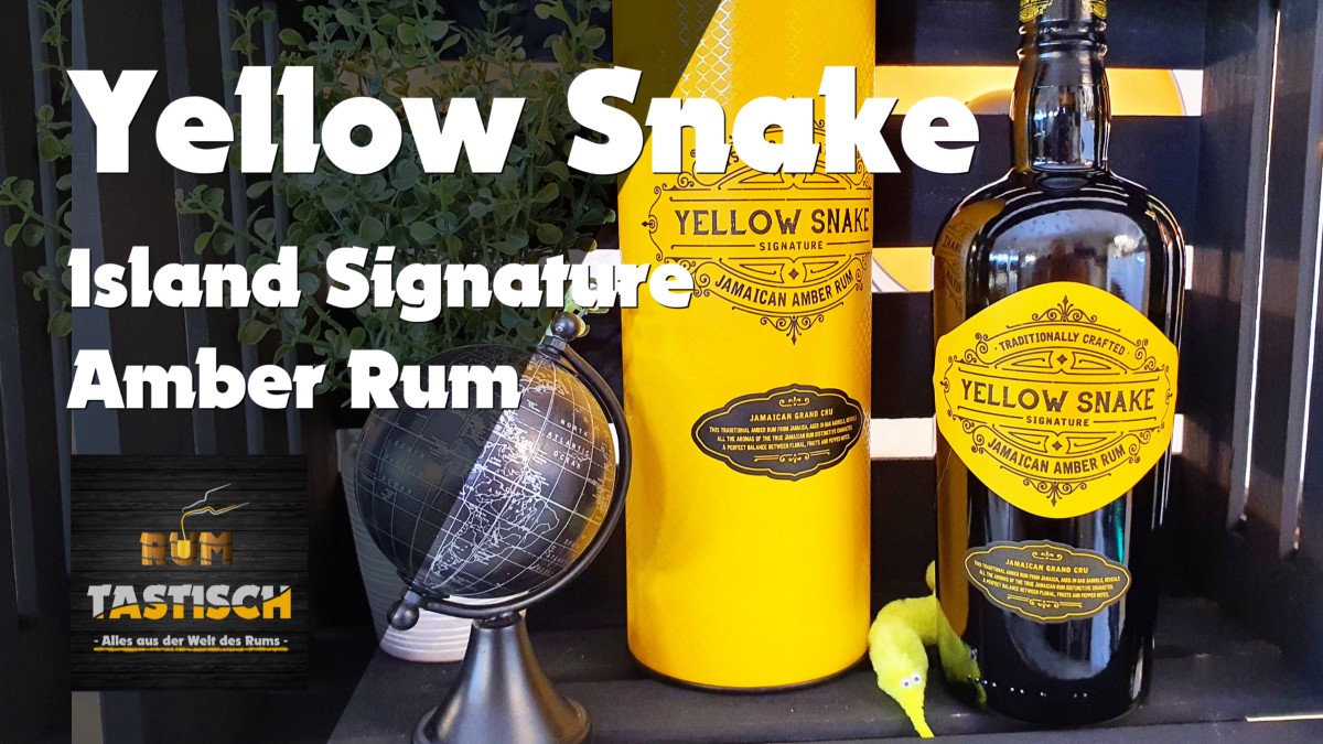Mehr über den Artikel erfahren Island Signature Yellow Snake Jamaican Amber Rum 40% | Rum-Info & Tasting 🥃 Gelber Schlangen-Rum?