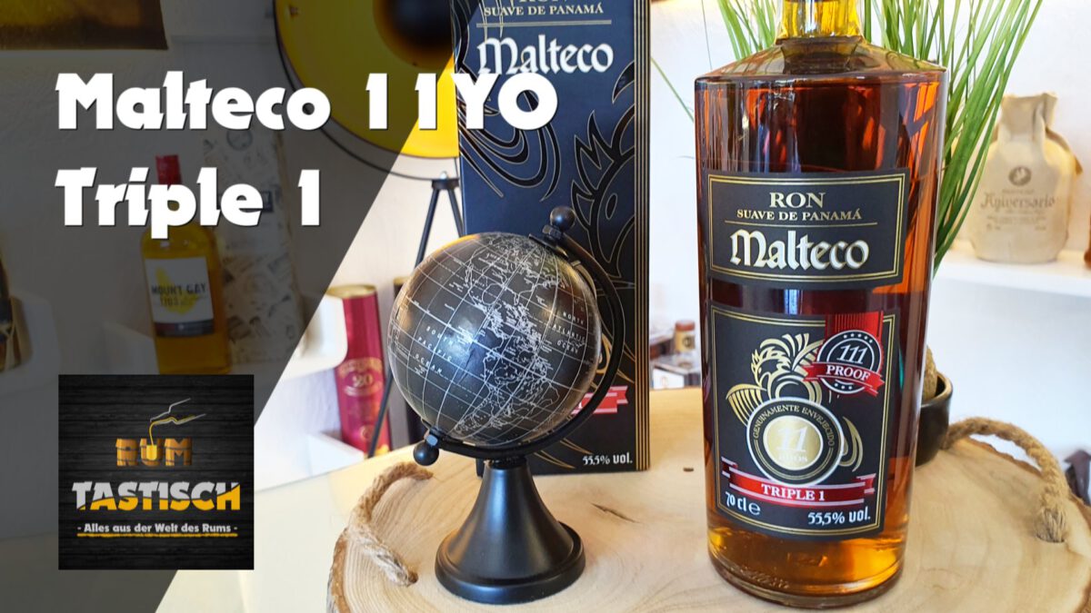 Mehr über den Artikel erfahren Malteco 11YO Triple 1 Rum 55,5% | Rum-Tasting 🥃 111 Proof – nach 11 Jahren – aus 2300m Höhe!