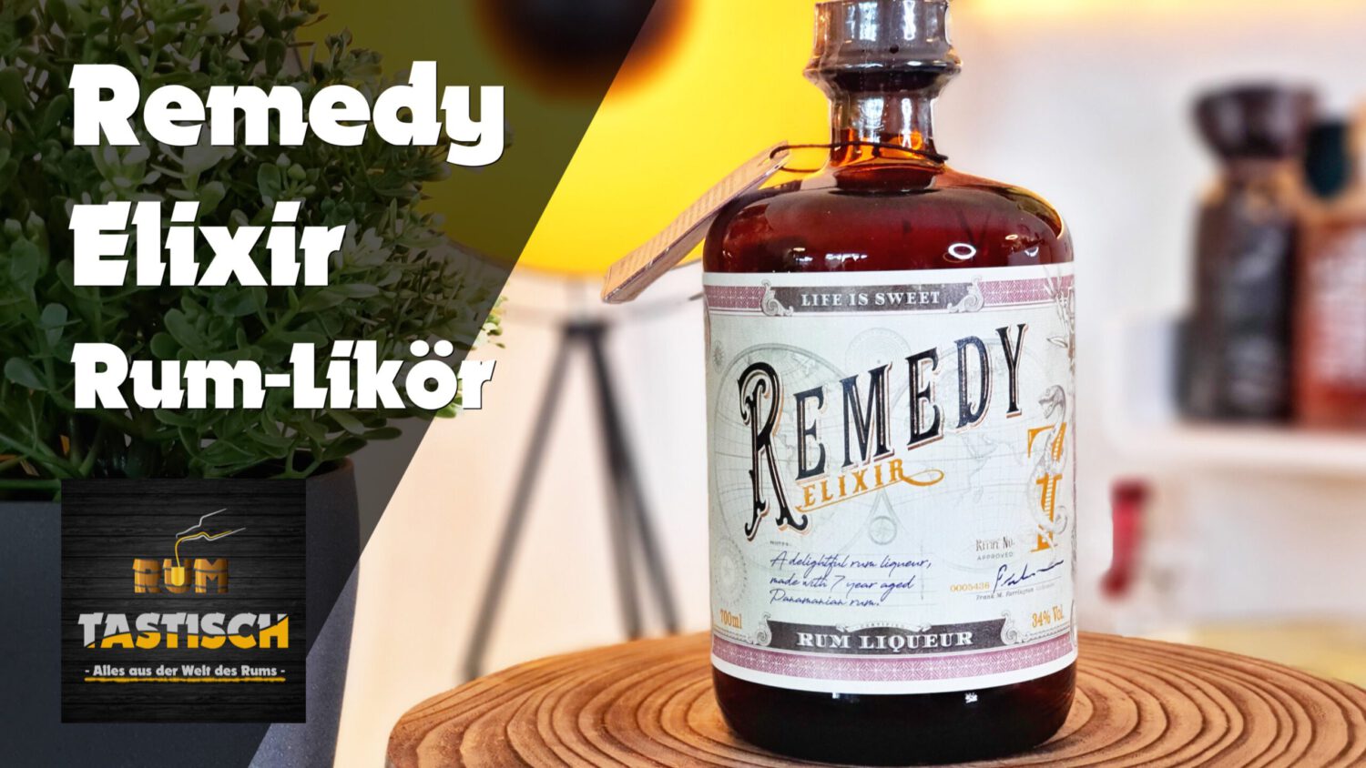 Mehr über den Artikel erfahren Remedy Elixir Rum-Likör 34% | Rum-Tasting 🥃 Der Remedy – ein Allheilmittel? 😉 (Vlog)