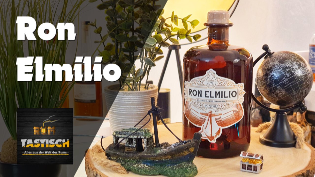 Mehr über den Artikel erfahren Ron Elmilio 40% | Rum-Info & Tasting 🥃 Selected Blended Premium Rum – Verschollen auf See…