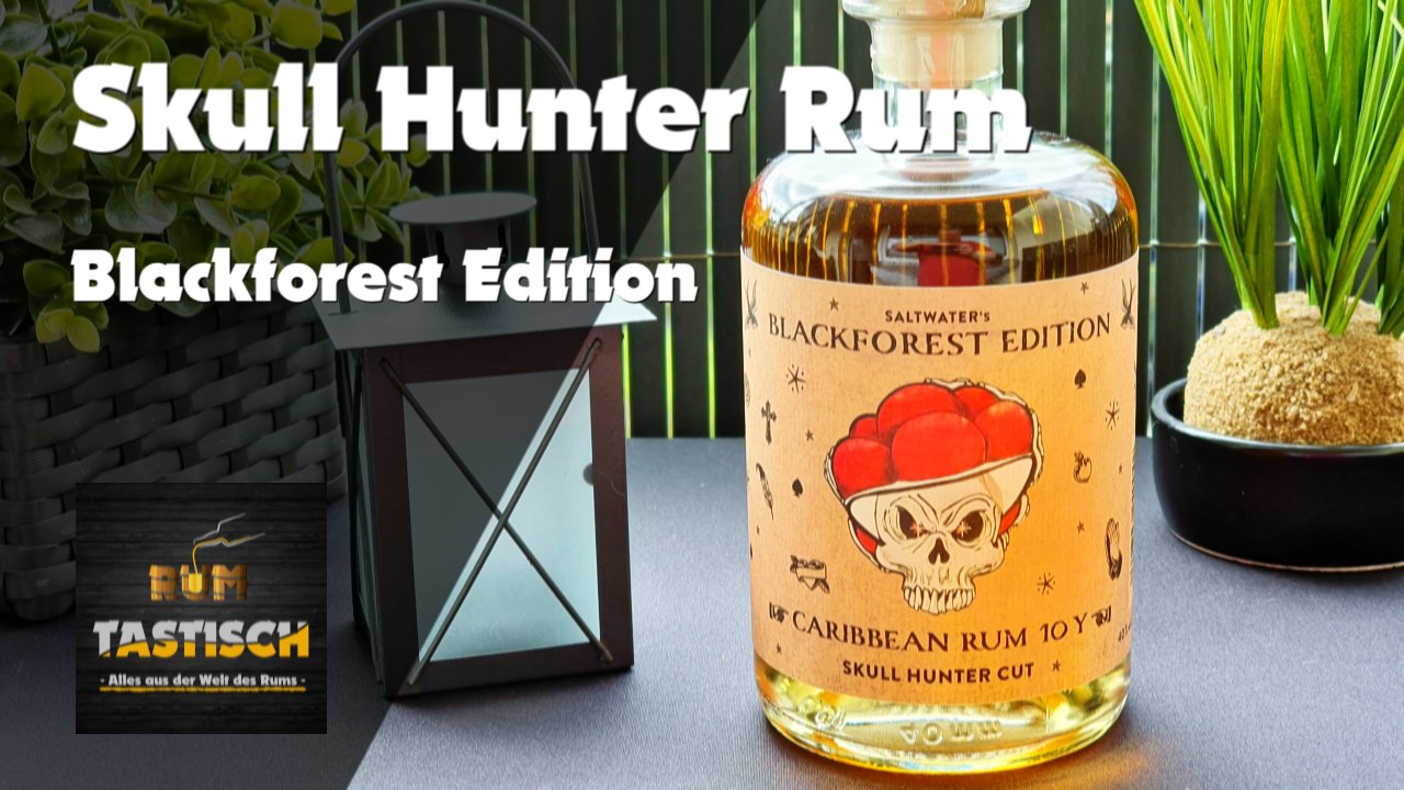 Mehr über den Artikel erfahren Skull Hunter Rum – Blackforest Edition 40% | Rum-Info & Tasting 🥃 Skull Hunter´s Lady is watching you!