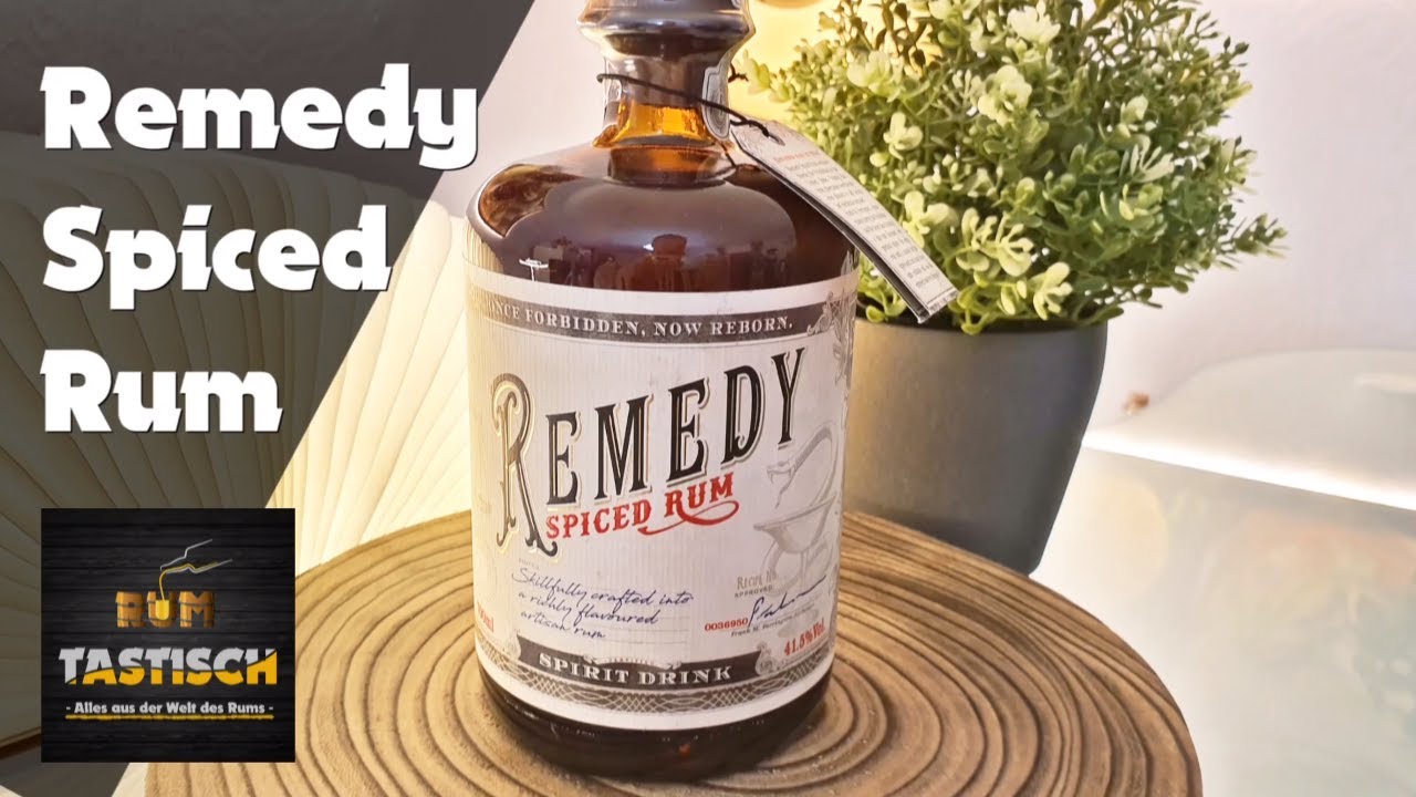 Mehr über den Artikel erfahren Remedy Spiced Rum 41,5% | Rum-Tasting 🥃 Dieser Rum sollte apothekenpflichtig sein! 😄