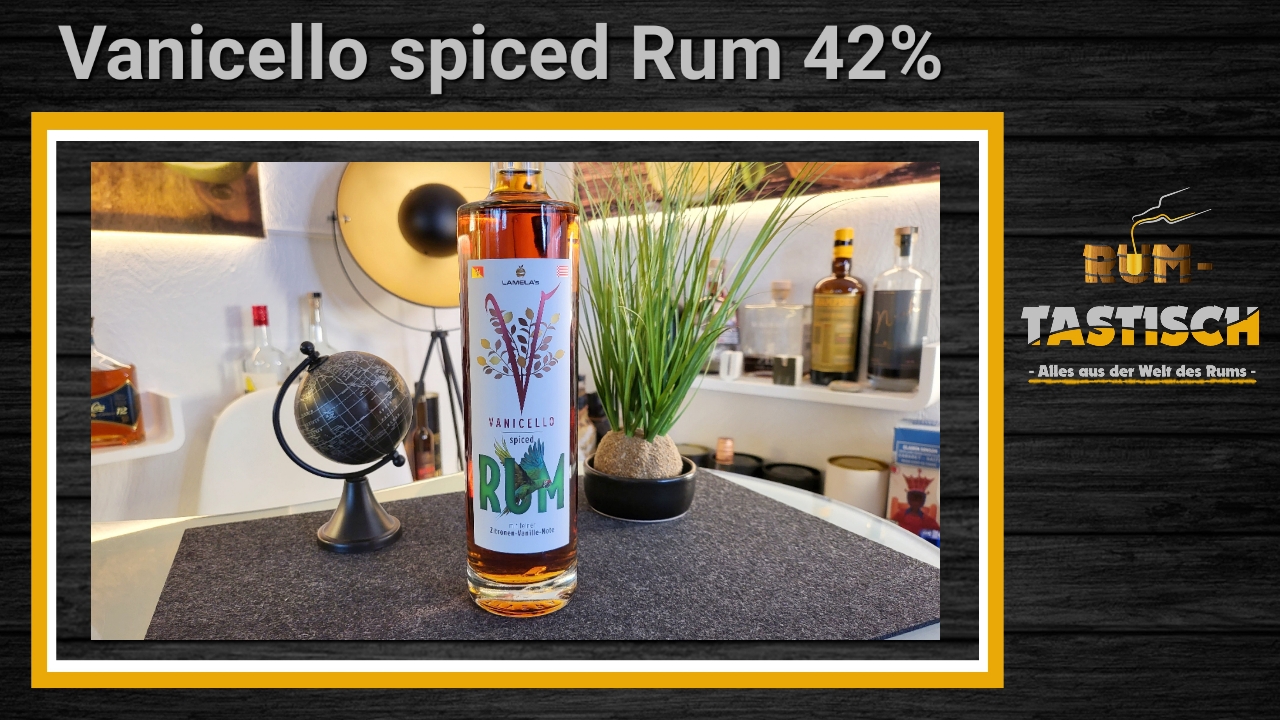 Mehr über den Artikel erfahren Vanicello spiced Rum 42% | Rum-Info & Tasting 🥃 Der RUM aus dem Hause Vanicello