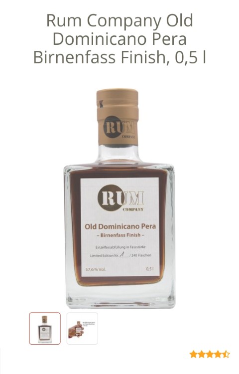 Pera Birnenfass Rum Company